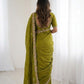 Party Wear Soft  Fendy Satin silk Saree