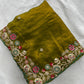 Party Wear Soft  Fendy Satin silk Saree