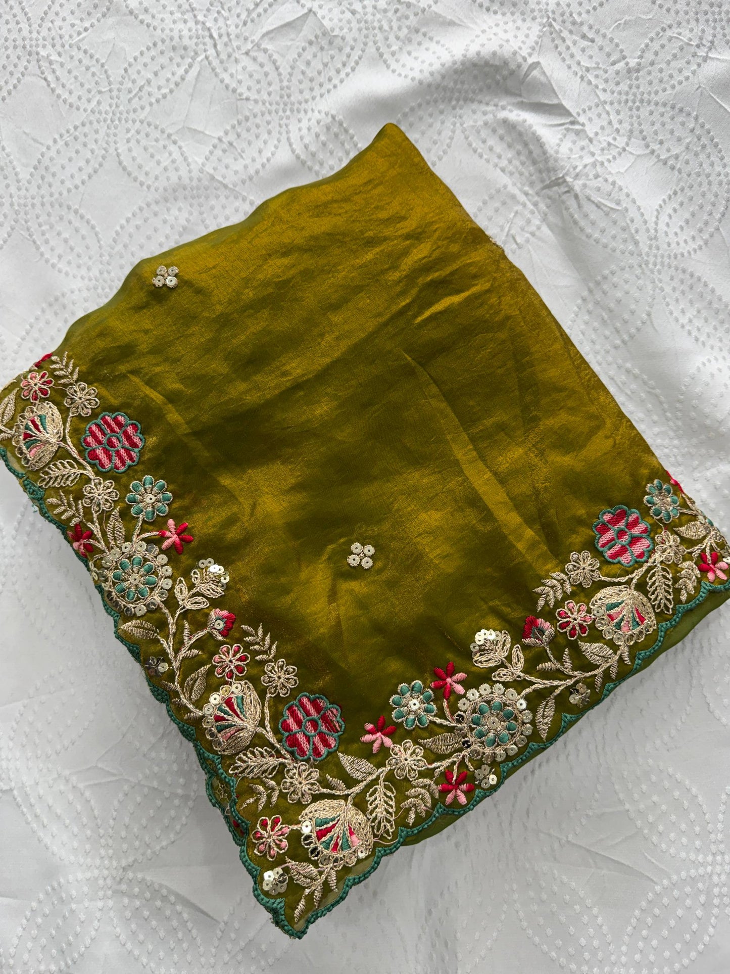 Party Wear Soft  Fendy Satin silk Saree