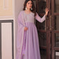 Star Georgette With Rich Sequins Coding & Beads Embroidered work Gown