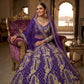 Launching 4 meter flared Premium Quality Soft Net Lehenga