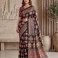 Intricately Ajrak Digital print saree