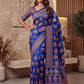 Intricately Ajrak Digital print saree