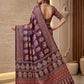 Intricately Ajrak Digital print saree