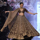 Thai silk lehenga with thread sequins & dori work Choli