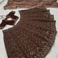 Thai silk lehenga with thread sequins & dori work Choli