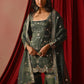 Silk Zari Sequence & Embroidery Work
