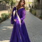 Premium Anarkali Purple Suit Set [3 PIS]