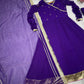 Premium Anarkali Purple Suit Set [3 PIS]