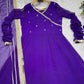 Premium Anarkali Purple Suit Set [3 PIS]