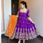 PREMIUM READYMADE LUXURY ANARKALI SUIT 3 PIS
