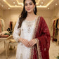 FANDY SILK SEQUENCE EMBROIDERY SARARA WITH DUPATTA