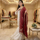 FANDY SILK SEQUENCE EMBROIDERY SARARA WITH DUPATTA