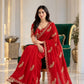 Designer Party Wear Fendy Satin Silk Saree