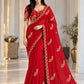 Designer Party Wear Fendy Satin Silk Saree