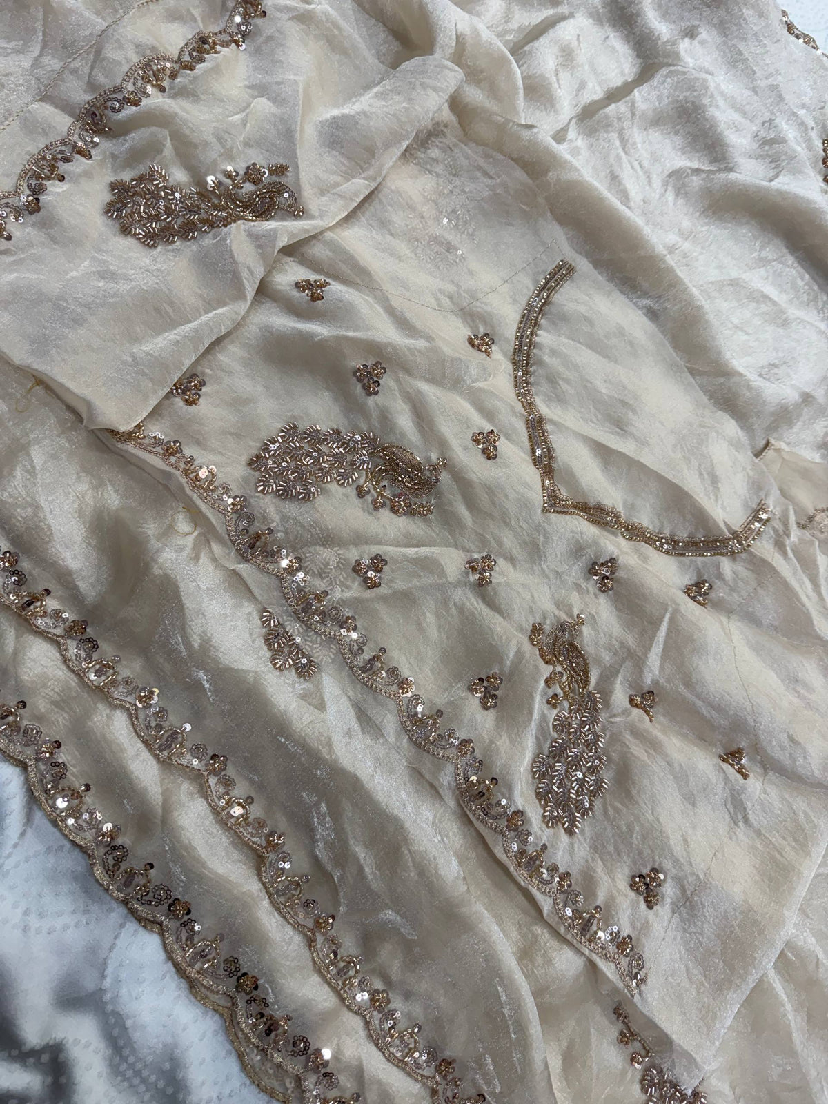 Designer Party Wear Fendy Satin Silk Saree