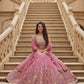 Fandy Zari Sequence & Embroidery Lehenga