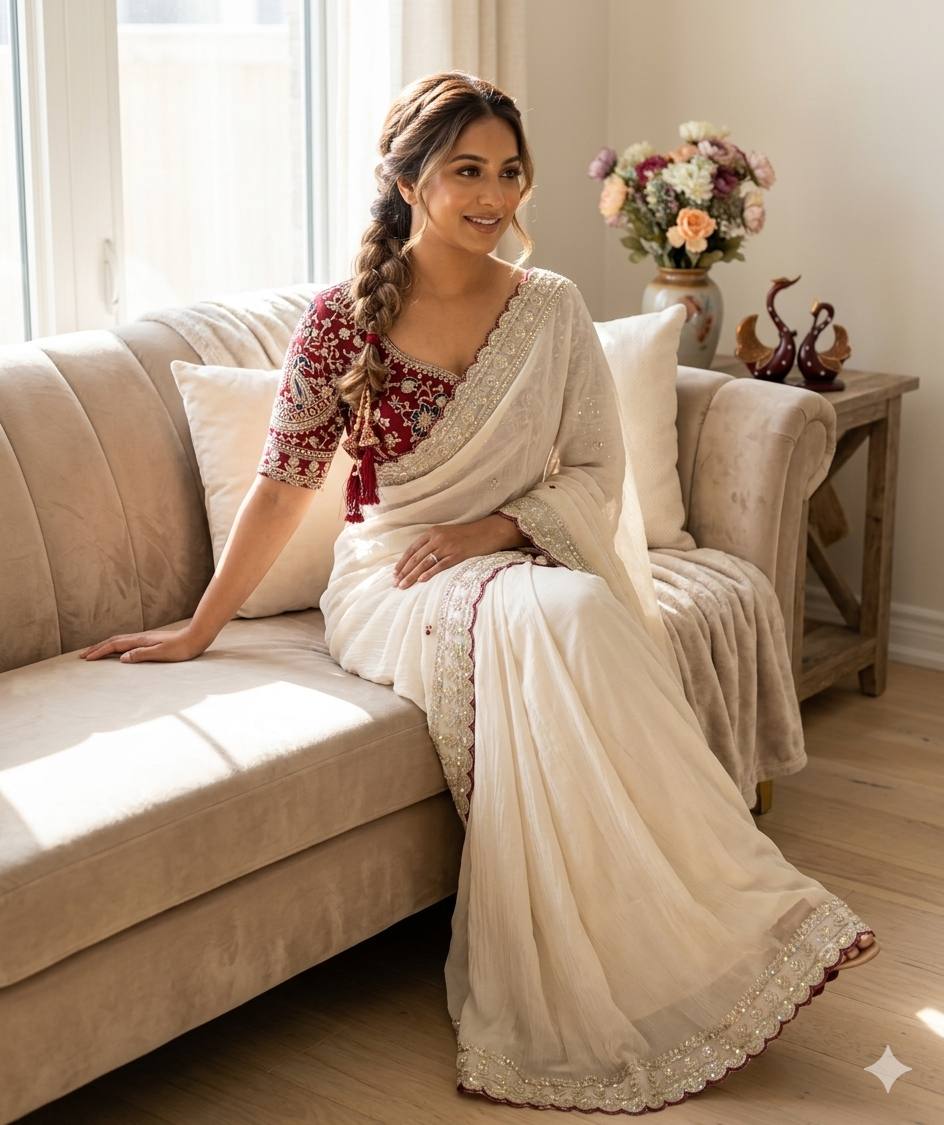 Soft Rangoli silk Beautiful Sequence embroidery work saree