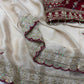 Soft Rangoli silk Beautiful Sequence embroidery work saree