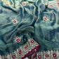 Premium two tone Space Silk Saree