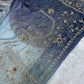 Premium two tone Space Silk Saree