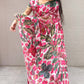 New Tebi silk with designer handwork saree