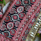 Very Soft and Elegant Rich look Original Japan Sartin Ajarak Print Saree
