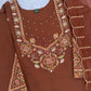 Marina Silk Multi Embroidery Thread With Hand Work Suit
