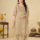 Marina Silk Multi Embroidery Thread With Hand Work Suit