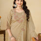 Marina Silk Multi Embroidery Thread With Hand Work Suit