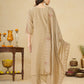 Marina Silk Multi Embroidery Thread With Hand Work Suit