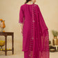 Marina Silk Multi Embroidery Thread With Hand Work Suit