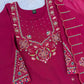 Marina Silk Multi Embroidery Thread With Hand Work Suit