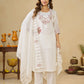 Marina Silk Multi Embroidery Thread With Hand Work Suit
