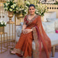 Party & Wedding Wear Soft Fendy Satin silk Saree