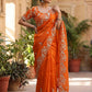 Fendy Sattin With C -pallu 3 mm sequence coding embroidery work saree