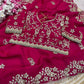Fendy Sattin With C -pallu 3 mm sequence coding embroidery work saree