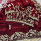 Fendy Sattin With C -pallu 3 mm sequence coding embroidery work saree