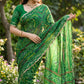 Pure Fox Geogate With Beautiful Bandhani Print Saree