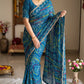 Pure Fox Geogate With Beautiful Bandhani Print Saree