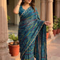 Pure Fox Geogate With Beautiful Bandhani Print Saree