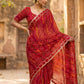 Pure Fox Geogate With Beautiful Bandhani Print Saree