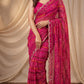 Pure Fox Geogate With Beautiful Bandhani Print Saree
