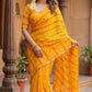Pure Fox Geogate With Beautiful Bandhani Print Saree