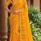 Pure Fox Geogate With Beautiful Bandhani Print Saree