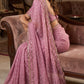 Pure NC Butti Silk With Beautiful Original Rose Gold  Beads Work Saree