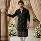 Traditional Wedding Collection Cotton Embroidery Work Men's Kurta