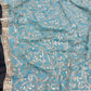 Heavy Vichitra Silk Embroidery Multy Colour Threads Saree