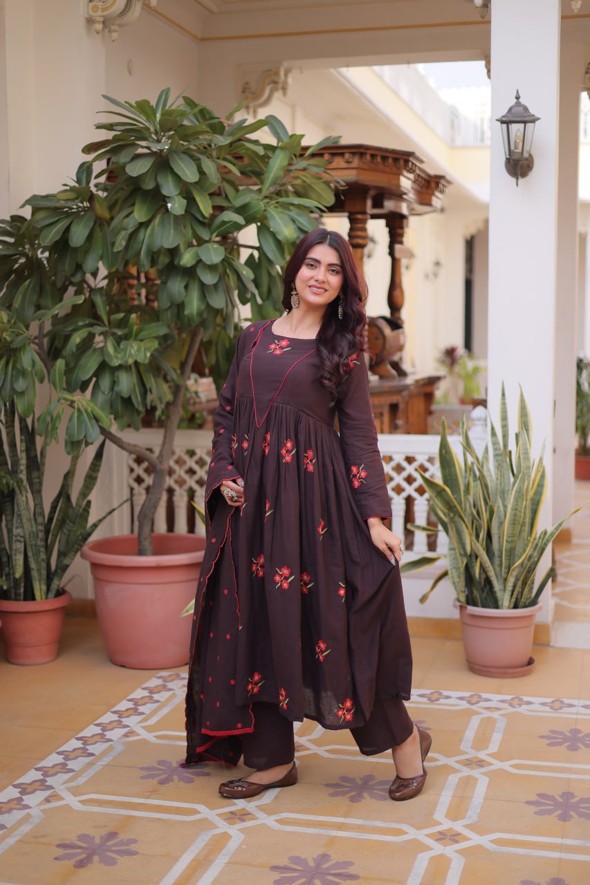 PREMIUM READYMADE KURTI WITH PANT & DUPATTA SET