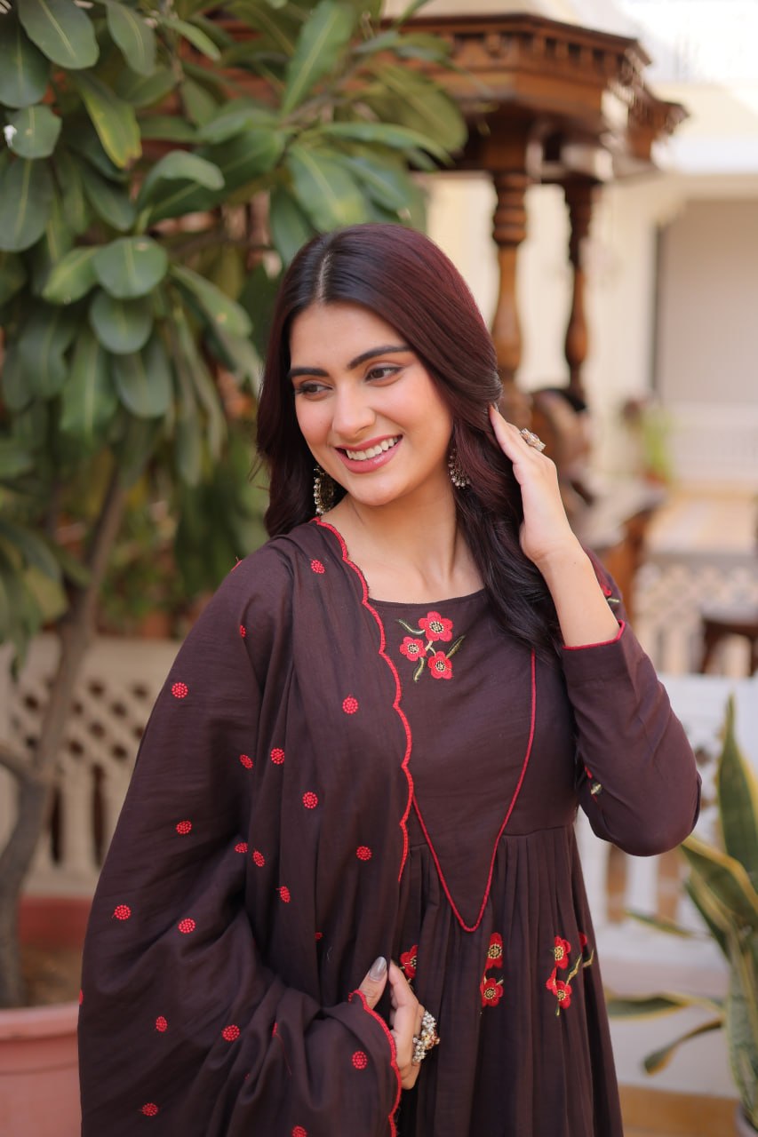 PREMIUM READYMADE KURTI WITH PANT & DUPATTA SET